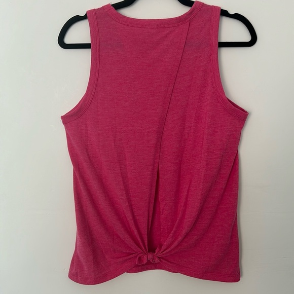 Vintage J Crew Pink Tie Back Tank Top size Small - Picture 3 of 10